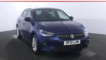 Used Vauxhall Corsa Elite 75 HP (55 kW) 2021 Blue Hatchback