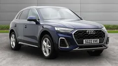 Blue Used 2022 Audi Q5 S-Line SUV | £31,490 (Fair price)
