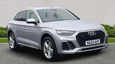 Silver Used 2022 Audi Q5 S-Line SUV | £32,682 (Fair price)