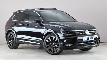 Gebraucht VW Tiguan R-line 150 PS (110 kW) 2019 Schwarz SUV