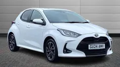 White Used 2024 Toyota Yaris Hybrid Design Hatchback | £18,895 (Fair price)