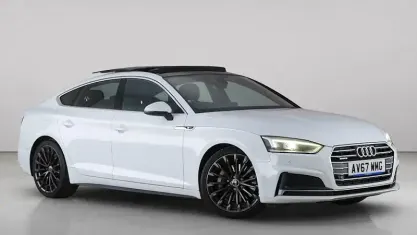 Used Audi A5 Sportback S-Line 252 HP (185 kW) 2017 White Hatchback