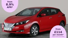 Red Used 2021 Nissan Leaf Acenta Hatchback | £9,157 (Good price)
