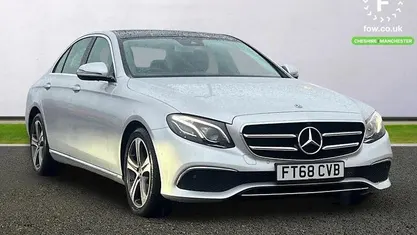 Silver Used 2018 Mercedes E220 Premium Plus Sedan | £18,499 (Fair price)