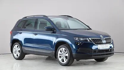 Used Skoda Karoq SE Technology 150 HP (110 kW) 2021 Blue SUV