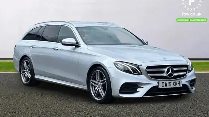 Używany Mercedes E220 AMG line 194 KM (142 kW) 2019 Srebrny Kombi