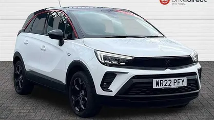 Used Vauxhall Crossland GS Line 110 HP (80 kW) 2022 White SUV