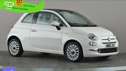 Second-hand Fiat 500 Lounge 69 CP (50 kW) 2018 Alb Hatchback