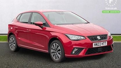 Usado Seat Ibiza Comfort 80 HP (58 kW) 2022 Vermelho Citadino