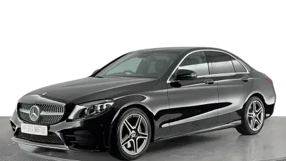 Used Mercedes C300 AMG line 258 HP (189 kW) 2020 Black Sedan