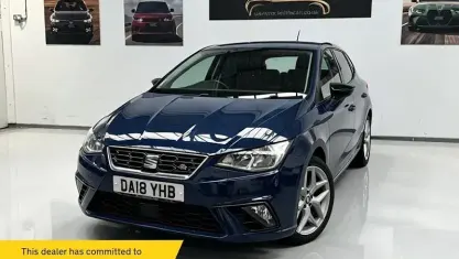 Used Seat Ibiza FR 95 HP (69 kW) 2018 Blue Hatchback