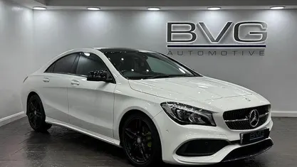 Used Mercedes CLA180 AMG line 122 HP (89 kW) 2016 White Sedan