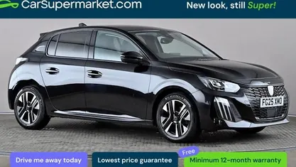 Used Peugeot 208 Allure 101 HP (74 kW) 2025 Black Hatchback