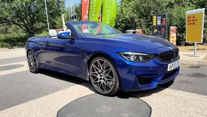 Used BMW M4 Cabriolet Competition Edition 450 HP (330 kW) 2019 Blue Cabriolet