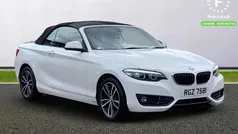 White Used 2020 BMW 218 Sport Line Cabriolet | £17,099 (Fair price)
