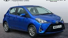 Blue Used 2017 Toyota Yaris Hatchback | £10,500 (Fair price)