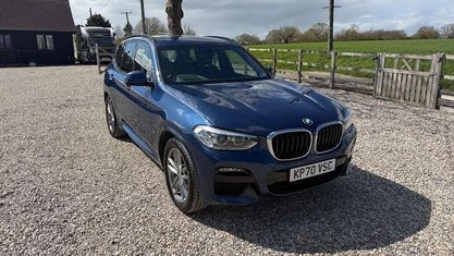 Begagnad BMW X3 M Sport 292 HK (214 kW) 2020 Blå SUV