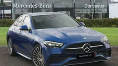 Blue Used 2024 Mercedes C300e AMG Line Premium Sedan | £35,745 (Fair price)