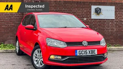 Red Used 2015 VW Polo SE Hatchback | £7,399 (Fair price)
