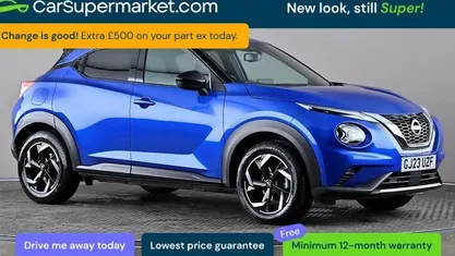 Used Nissan Juke N-Connecta 114 HP (83 kW) 2023 Blue SUV