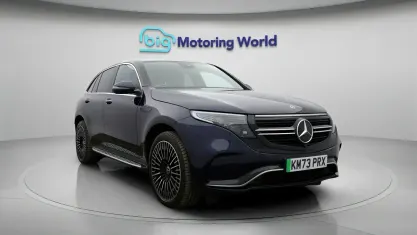 Used Mercedes EQC400 AMG line 300 kW (408 HP) 2023 Blue SUV