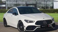 White Used 2022 Mercedes CLA45 AMG Coupe | £41,995 (Fair price)