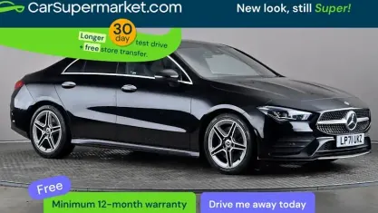 Begagnad Mercedes CLA250 AMG Line Premium Plus 224 HK (164 kW) 2022 Svart Sedan