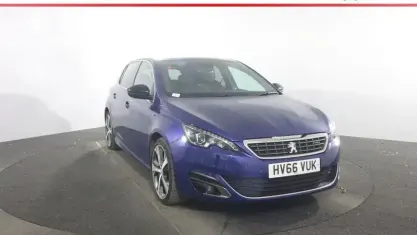 Used Peugeot 308 GT-line 150 HP (110 kW) 2016 Blue Hatchback