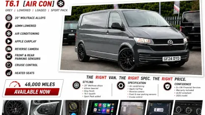 Used VW Transporter Startline 110 HP (80 kW) 2024 Grey Van
