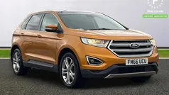 Orange Used 2017 Ford Edge Titanium SUV | £14,099 (Fair price)