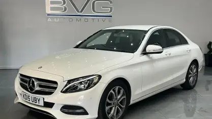 Used Mercedes C220 170 HP (125 kW) 2015 White Sedan