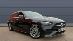 Black Used 2022 Mercedes C200 AMG Line Premium Estate | £24,602 (Super price)