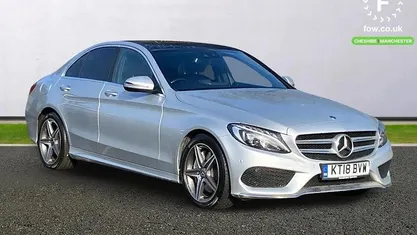 Used Mercedes C250 AMG Line Premium Plus 204 HP (150 kW) 2018 Silver Sedan