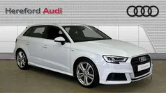 White Used 2017 Audi A3 S-Line Hatchback | £11,976 (Fair price)