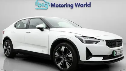 Begagnad Polestar 2 Standard Range Single Motor 169 kW (231 HK) 2022 Vit Halvkombi