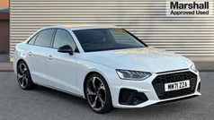 White Used 2022 Audi A4 Black Edition Sedan | £21,733 (Fair price)