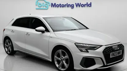 Used Audi A3 Sportback S-Line 110 HP (80 kW) 2023 White Hatchback