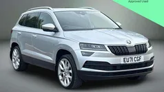 Brilliant silver metallic Used 2022 Skoda Karoq SUV | £20,500 (Fair price)