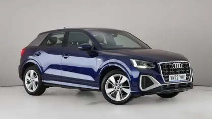 Used Audi Q2 S-Line 110 HP (80 kW) 2022 Blue SUV
