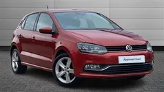 Red Used 2015 VW Polo SEL Hatchback | £10,637 (Fair price)