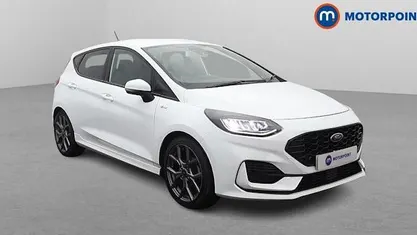 Used Ford Fiesta ST-Line 125 HP (91 kW) 2021 White Hatchback