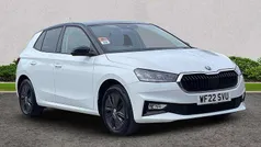 Moon white metallic black magic pearl effect Used 2022 Skoda Fabia Colour Edition Hatchback | £13,433 (Fair price)