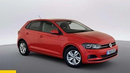 Usado VW Polo SE 65 HP (47 kW) 2019 Vermelho Citadino
