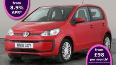 Red Used 2018 VW up! move up! Hatchback | £7,083 (Fair price)