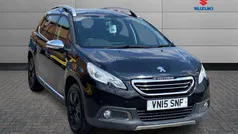 Black Used 2015 Peugeot 2008 Allure SUV | £7,929 (Fair price)