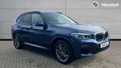 Phytonic blue metallic paint Used 2021 BMW X3 M Sport SUV | £32,139 (Good price)
