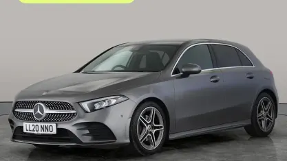 Used Mercedes A200 AMG line 163 HP (119 kW) 2020 Grey Hatchback