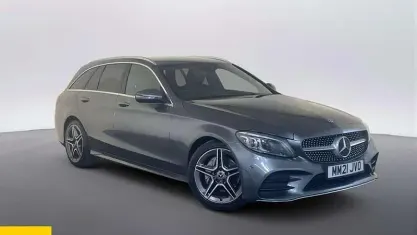 Used Mercedes C220 AMG line 194 HP (142 kW) 2020 Grey Estate