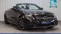 Black Used 2019 Mercedes C300 AMG Line Premium Cabriolet | £19,995 (Fair price)