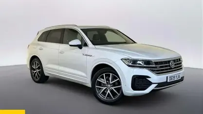 Used VW Touareg R-line 286 HP (210 kW) 2019 White SUV